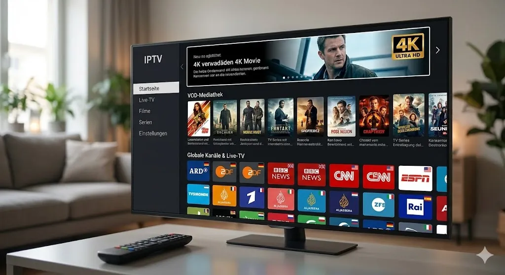 4K Streaming, VOD-Architektur und globale Kanäle