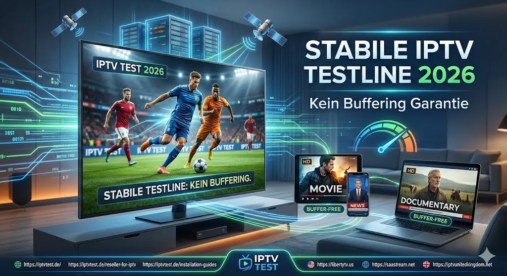 Stabile IPTV Testline 2026 Kein Buffering Garantie
