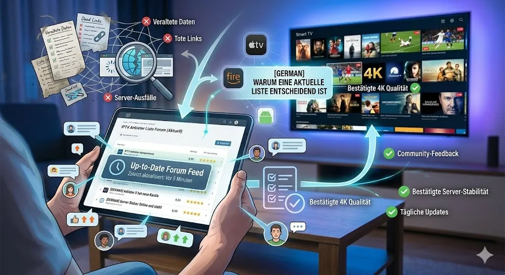 Warum eine aktuelle iptv anbieter liste forum so entscheidend ist