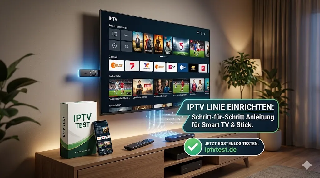iptv linie einrichten