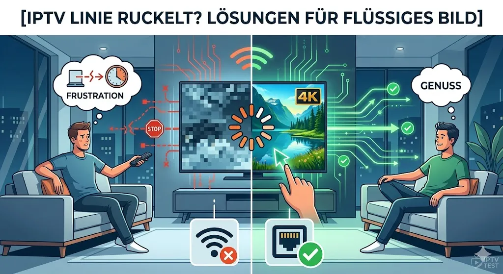 iptv linie ruckelt
