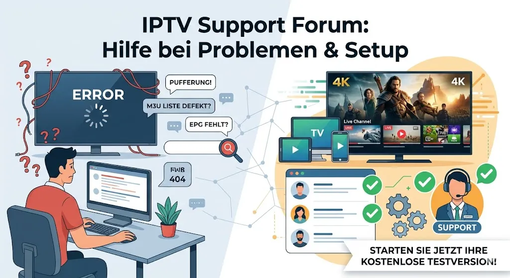 iptv support forum hilfe