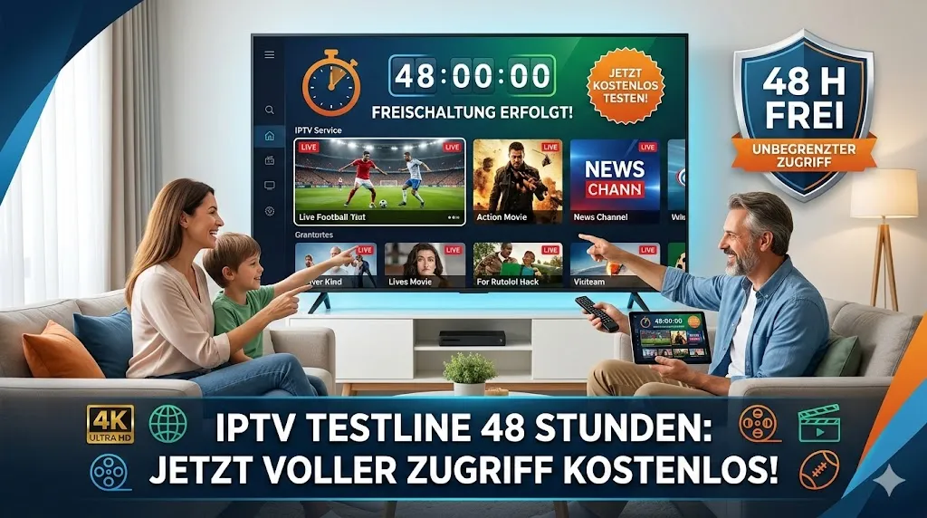 iptv testline 48 stunden