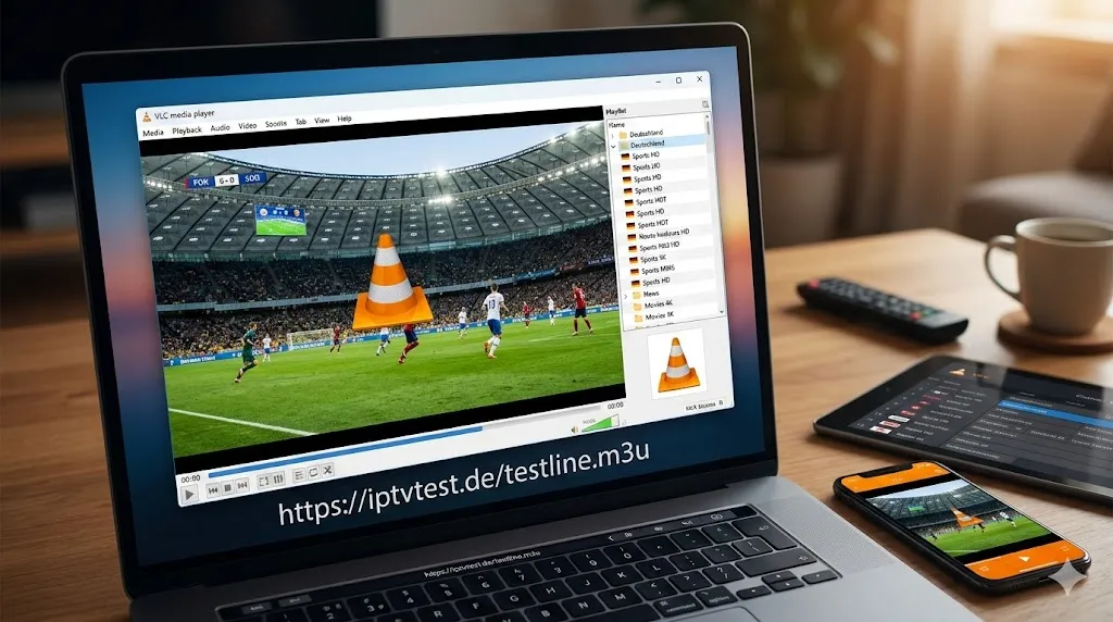 iptv testline für vlc